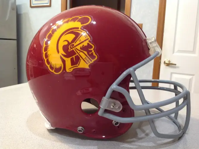 Vintage Riddell USC Southern California Trojans Full Sized Football Helmet