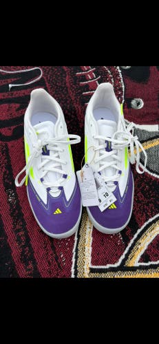 Purple Men's Size M 9.0 (W 10.0) Adidas Messi Indoor Cleats (New)