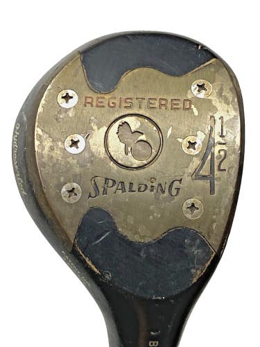 Spalding Executive Persimmon 4.5 Wood Men's RH Regular Steel 41.5" Vintage Grip