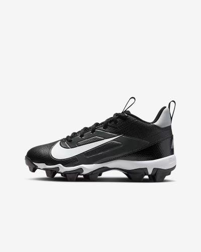 Nike Alpha Menace 4 Shark FQ4012-001 Kids US 3Y Black Football Cleats UWU317