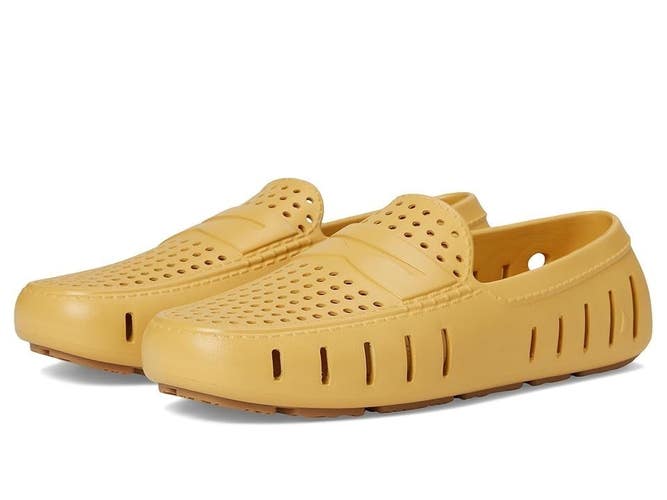 Floafers Country Club Driver 2.0 Loafers Mens Dunne Gum Perforated Shoes UWU355