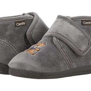Cienta Boots Toddler US 4 Gray Teddy Bear Print Round Toe Ankle Bootie JOBB1932