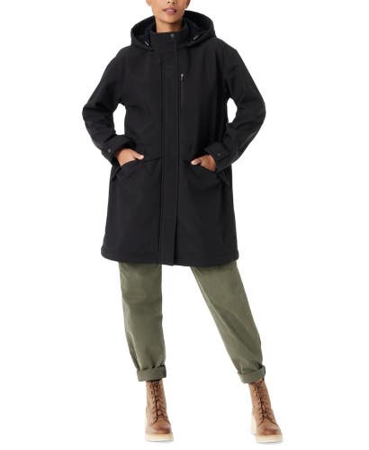 Bass Outdoor Stadium Parka Jacket Womens Medium Black Long Sleeve Hooded FTS352