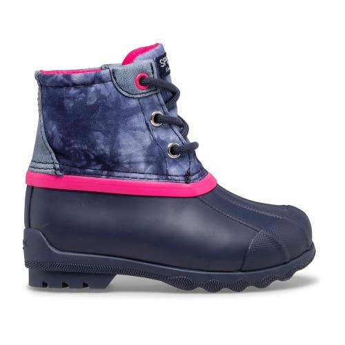 Sperry Boots Unisex Kids US 7 Top-Sider Blue Lace Up Ankle Snow Port JOBB1855
