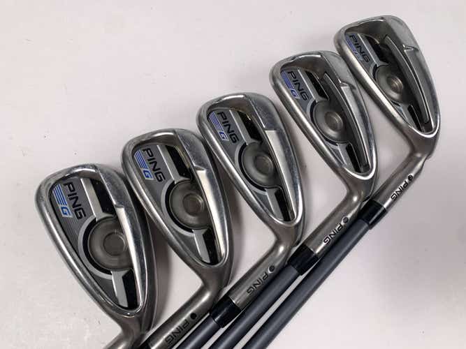 Ping G 2016 Iron Set 5-9 Black Dot CFS 80g Stiff Graphite Mens RH