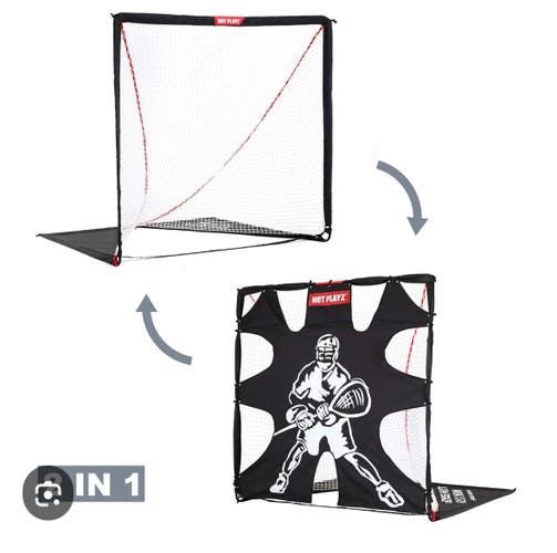 (Used) Portable Lacrosse Goal Net Playz