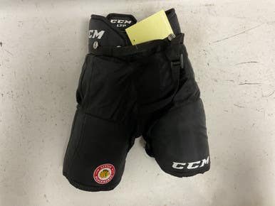 Used CCM LTP LITTLE BLACKHAWKS Youth Pant Black LG 11855-S000201610