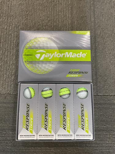Used Taylormade TOUR RESPONSE STRIPE 12PK 12 Pack - Golf Balls 11614-S000234152