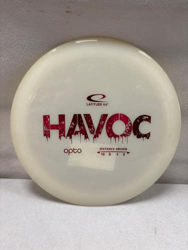 Used Latitude 64 OPTO HAVOC Disc Golf Driver Clear 11490-S000271283