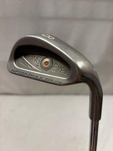 Used Ping EYE 2 Orange Dot Mens Individual Iron RH 8 Iron 11490-S000271255