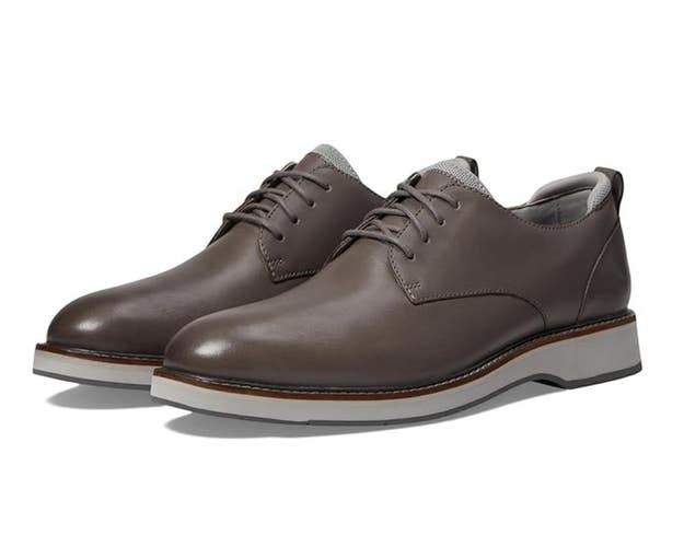 Cole Haan Osborn Grand 360 C38248 Oxford Men's 10 W Gray Plain Toe Shoes NCZ225