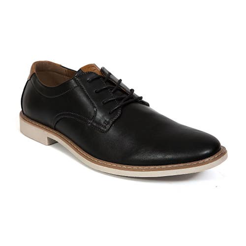 Deer Stags Marco Oxford Boys US 12 Black Round Toe Lace Up Dress Shoes NCZ261