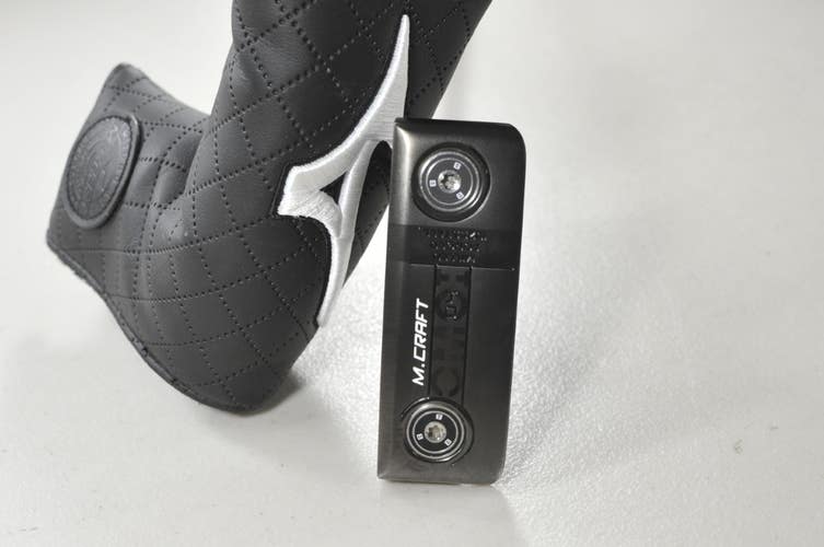 Mizuno M.Craft OMOI Type 4 Black Ion 35" Putter RH Steel with Cover # 215183