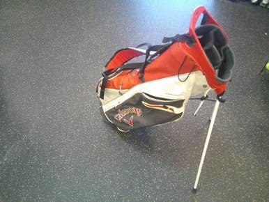 Used Callaway CHEV STAND BAG Mens Stand Bag White 11339-S000200844