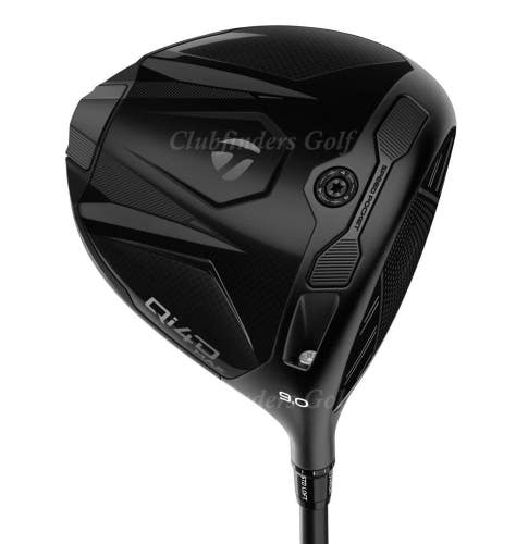 NEW TaylorMade 2026 Qi4D MAX Shadowfall 10.5 Driver REAX Blue 50 Stiff w/ HC
