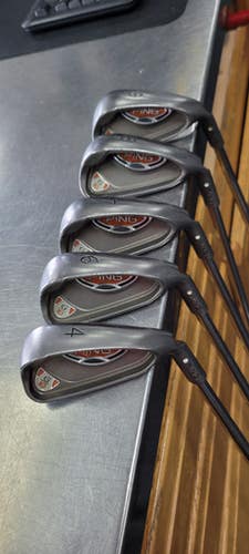 Used Ping G10 WHITE DOT 4-9 NO 5 IRON Mens Iron Set RH 4I-9I 11497-S000156895