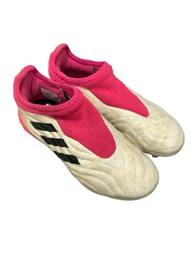 Used Adidas Soccer Cleats White Youth 12.5 11347-S000266885