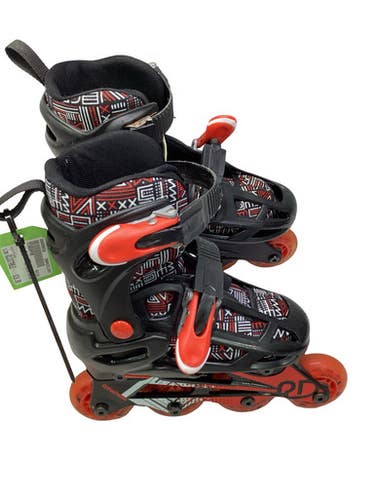 Used RollerDerby RED INLINE SKATES Racing Inline Skates Black Adjustable 11347-S000266938