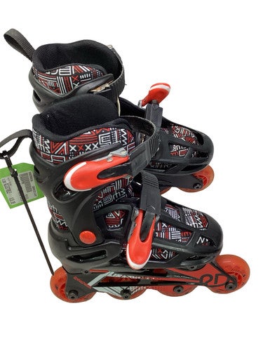Used RollerDerby RED INLINE SKATES Racing Inline Skates Black Adjustable 11347-S000266938