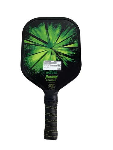 Used Franklin DAGGER WOOD PADDLE Pickleball Racquet Green 11347-S000266909