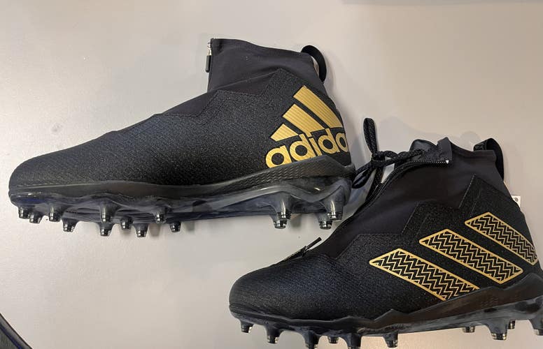 Men's Adidas High Top Molded Cleats - Nasty 2.0 - Size M 12.0 (W 13.0) (New in box)