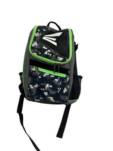 Used Easton BLK GREEN JR BB/SB Player Backpack Black And Green 11692-S000147253