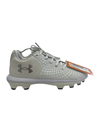 Used Under Armour GLYDE TPU BB/SB Cleats White Junior 05.5 11692-S000147376