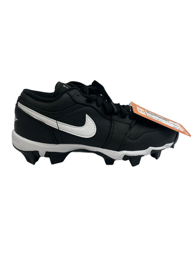 Used Jordan 1 RETRO BB/SB Cleats Black And White Junior 04.5 11692-S000147385