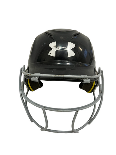 Used Under Armour UABH110 Batting Helmet w/Mask Black One Size 11692-S000147154