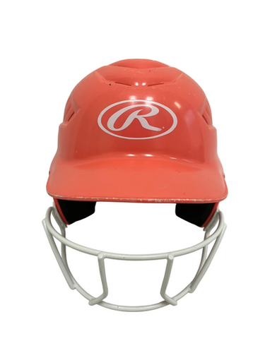 Used Rawlings RCFH Batting Helmet w/Mask Pink One Size 11692-S000147168
