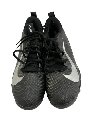 Used Nike ALPHA MENACE SHARK Adult FB Cleats Black Senior 7.5 11692-S000149104
