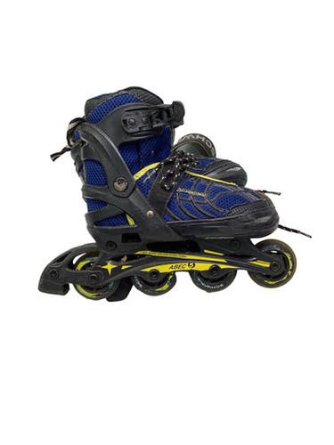 Used Schwinn ABEC-5 Junior Rec Fitness Skates Navy Blue Adjustable 11347-S000265937