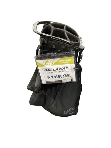 Used Callaway 5 WAY STAND BAG Mens Stand Bag Black 11347-S000266537
