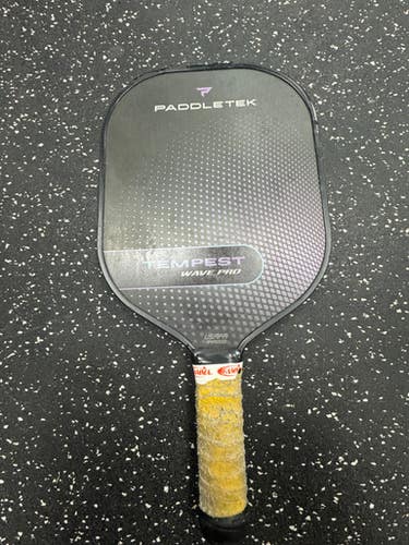 Used PADDLETEK Pickleball Racquet Black 11849-S000038677