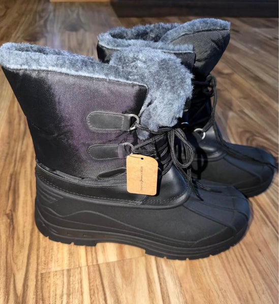 Men's Snow Boots Winter black Jousen Milan size 11 NEW