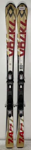Volkl All Mountain 170cm RTM 7.4 Skis With Marker Fastrak Bindings (Used)(SY2904)