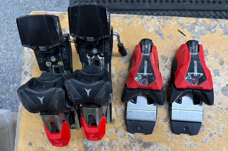 Atomic All Mountain Icon RS 16 Ski Bindings 74 mm Brake Width Max Din 16 (Used)