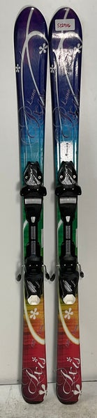Kid's Axis 130cm All Mountain Luna Skis With Tyrolia LRX 7.5 Bindings (Used)(SY2906)