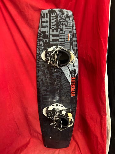 Hyperlite State 140 wakeboard with bindings  140cm water sport wakeboard remix bindings 10-14