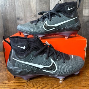 Nike Alpha Huarache NXT Black Metal Baseball Cleats DJ6517-010 Men's Size 11