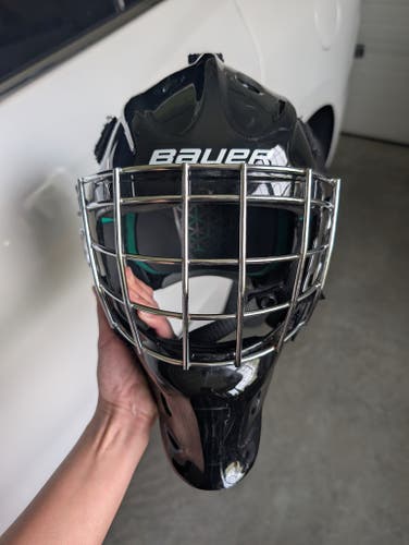 Junior Bauer NME 4 Goalie Mask (Used)