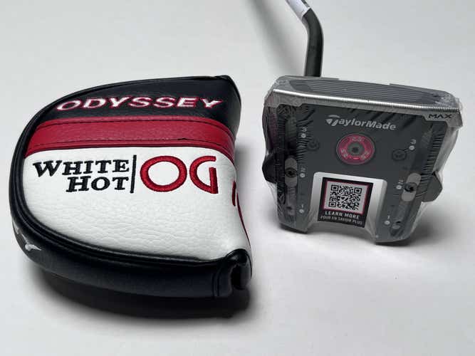 LEFTY TaylorMade Spider GT Max Small Slant Putter 35" Mens LH HC NEW