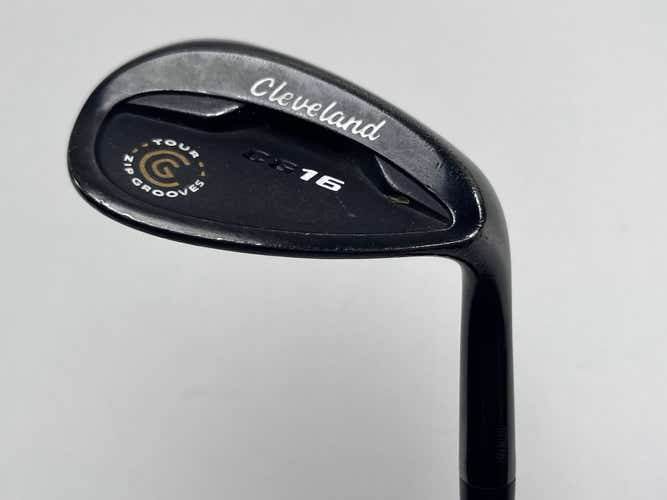 Cleveland CG16 Black Zip Groove Wedge 60* 12 Bounce Traction Wedge Steel Mens RH