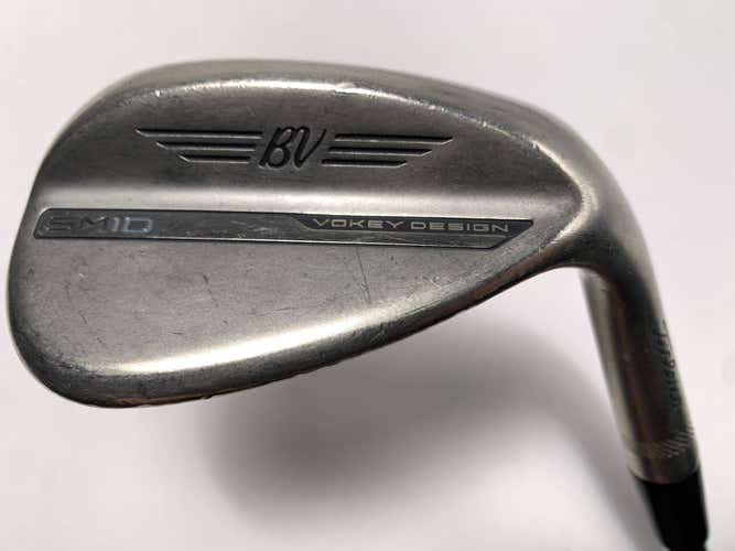Titleist Vokey SM10 Nickel Wedge 56* 10 Bounce S-Grind Vokey Wedge Steel Mens RH