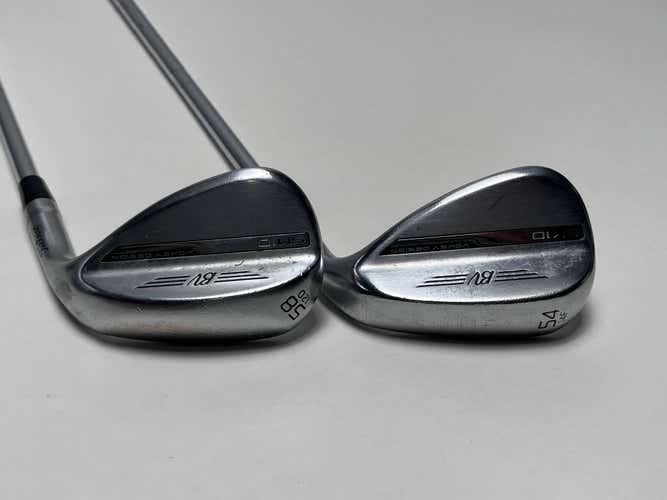 Titleist Vokey SM10 Tour Chrome Wedge Set 54* 14 58* 12 Vokey Wedge Steel RH