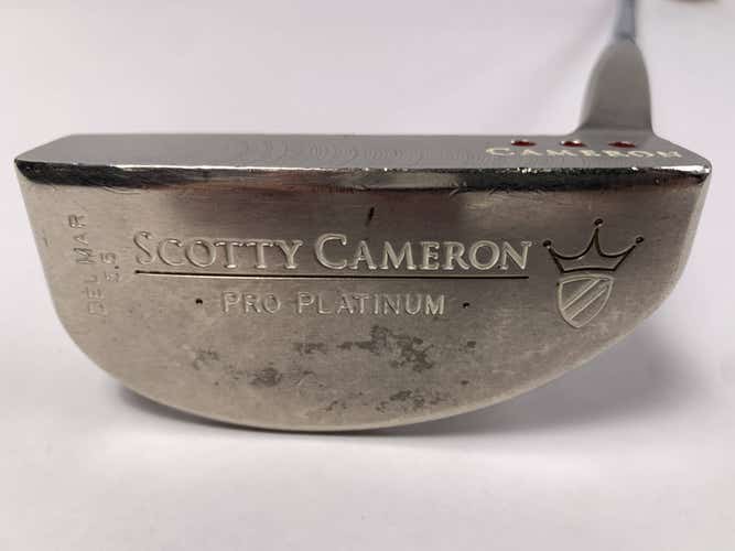 Scotty Cameron Pro Platinum Del Mar 3.5 Putter 35" Superstroke Pistol Tour RH