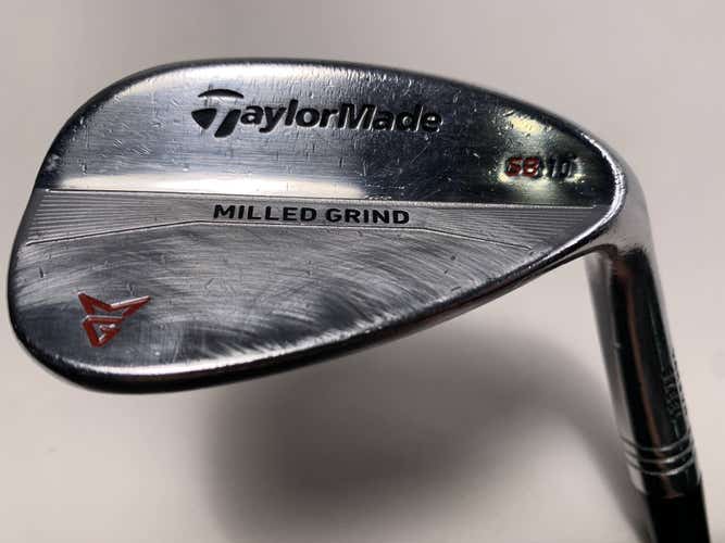 TaylorMade Milled Grind Satin Chrome Wedge 60* 10 Bounce SB TT DG Steel Mens RH