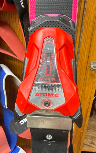 Atomic Racing Icon 24 Ski Bindings 74 mm Brake Width Max Din 20 (Used)