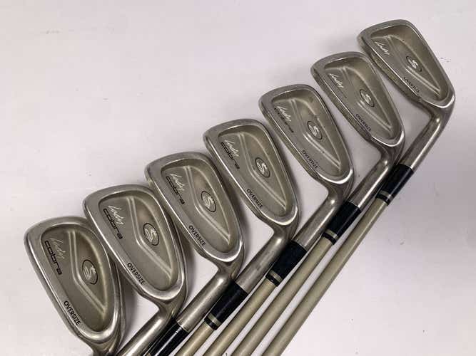 Cobra Lady Cobra Iron Set 5-PW+SW Ladies Graphite Womens RH Undersize Grips