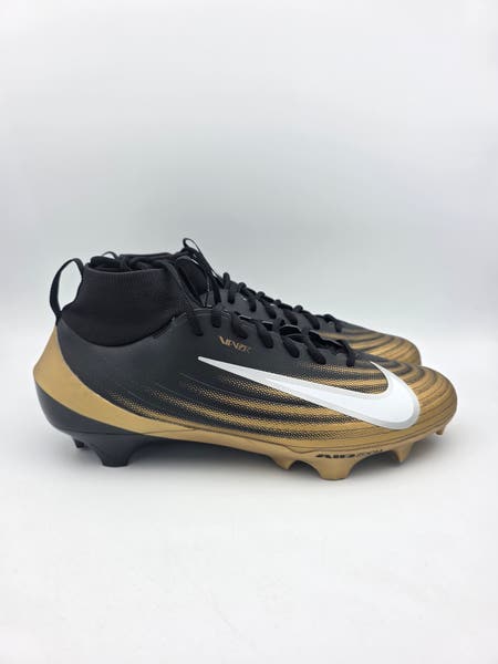 Nike Zoom Air Vapor Pro 1 Black Gold Football Cleats Mens  display picture 2